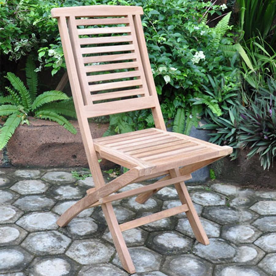 Teak Garden  Furniture Hampton Folding Chair - Royal finesse