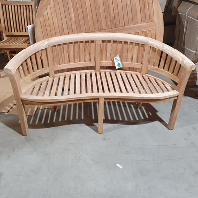 Ex Display San Francisco Teak Bench Garden Furniture Clearance