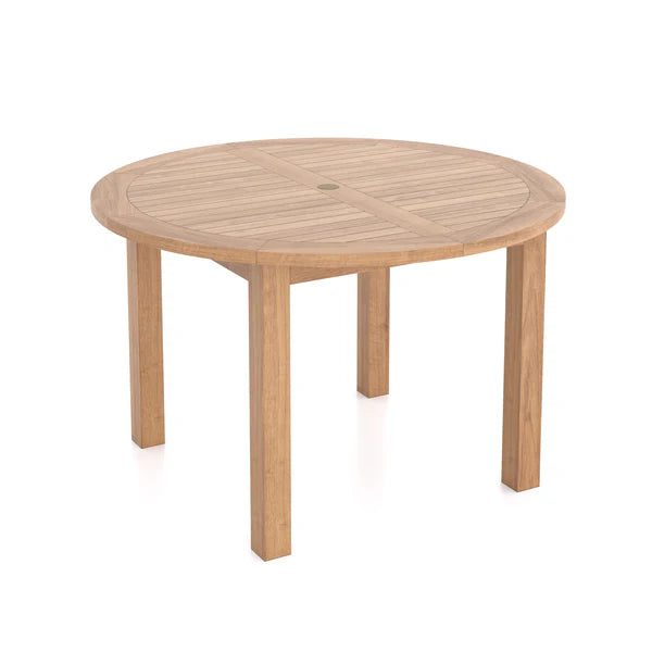 Ex-Display Teak 120cm Maximus Table - ex-120fixed-11237