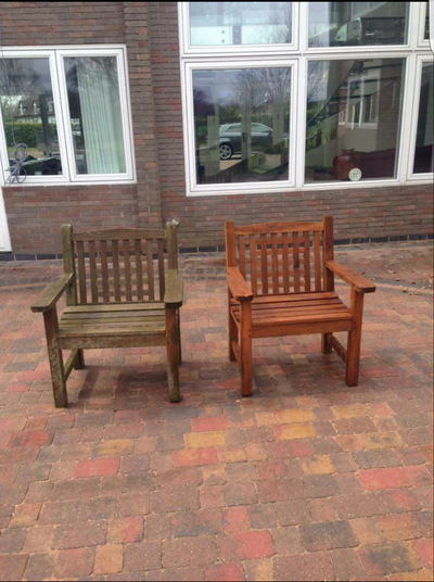 Teak Garden furniture restoration kit - Royal finesse