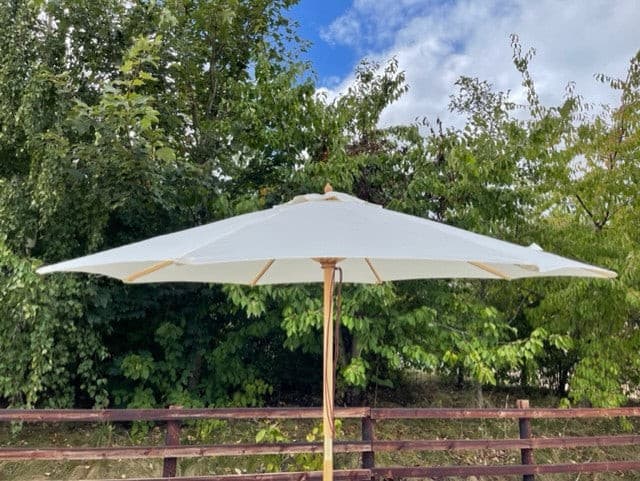 2.7m Solid Wood Parasol 48mm Pole.